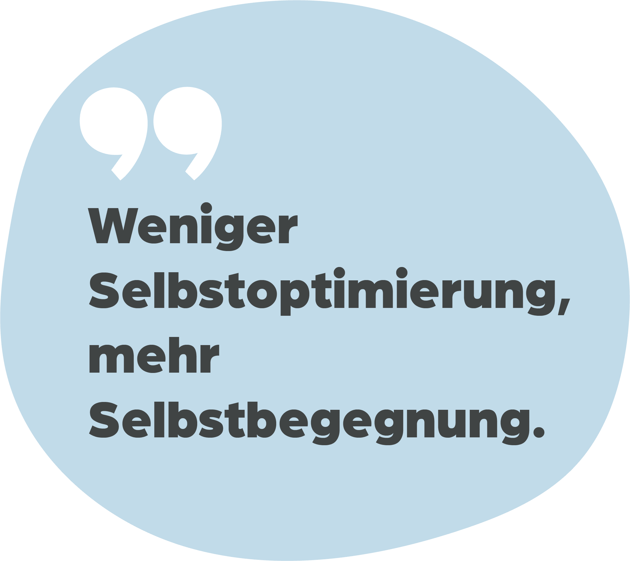 Design Element mit Zitat von Fabiane Daberer